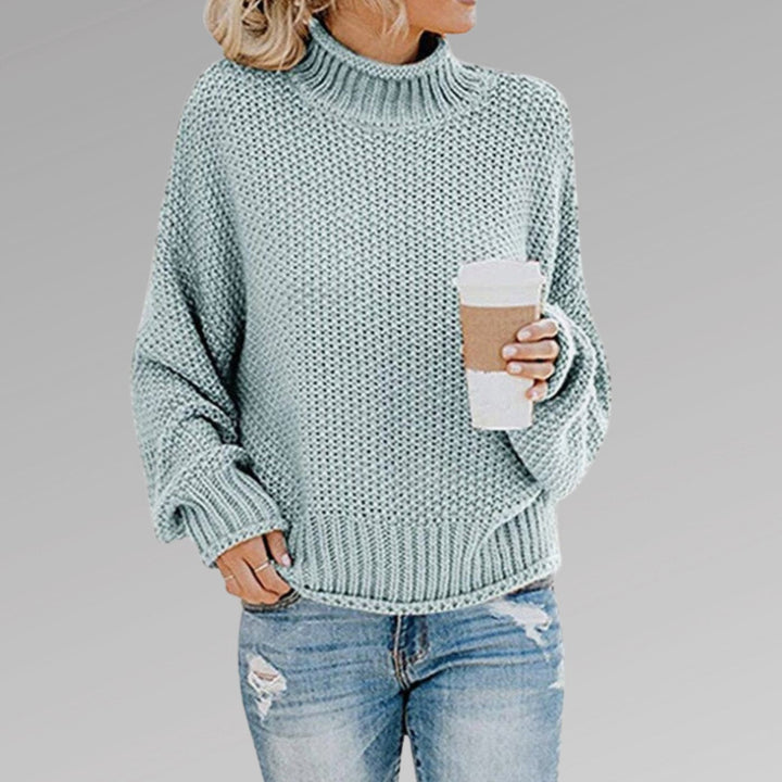 Miranda | Women's Oversized Chunky Knit Roll Neck Jumper