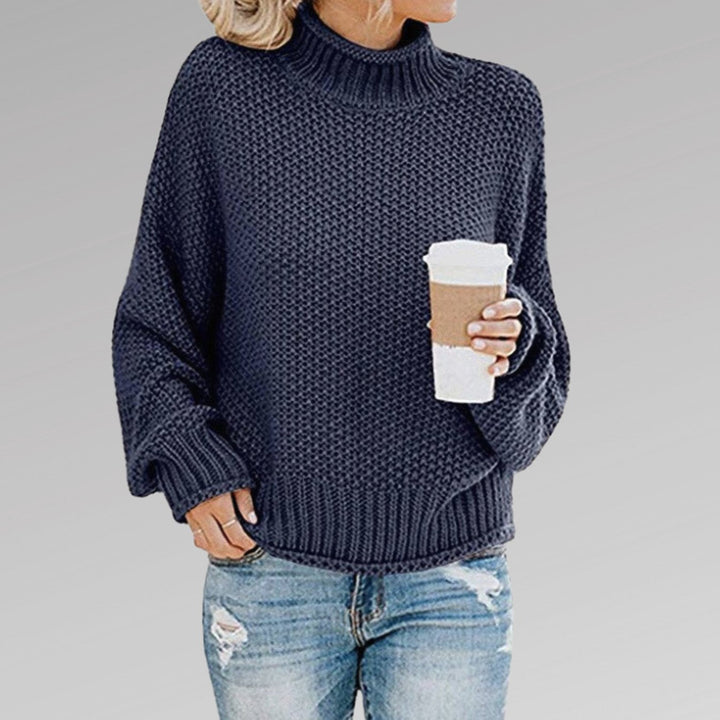 Miranda | Women's Oversized Chunky Knit Roll Neck Jumper