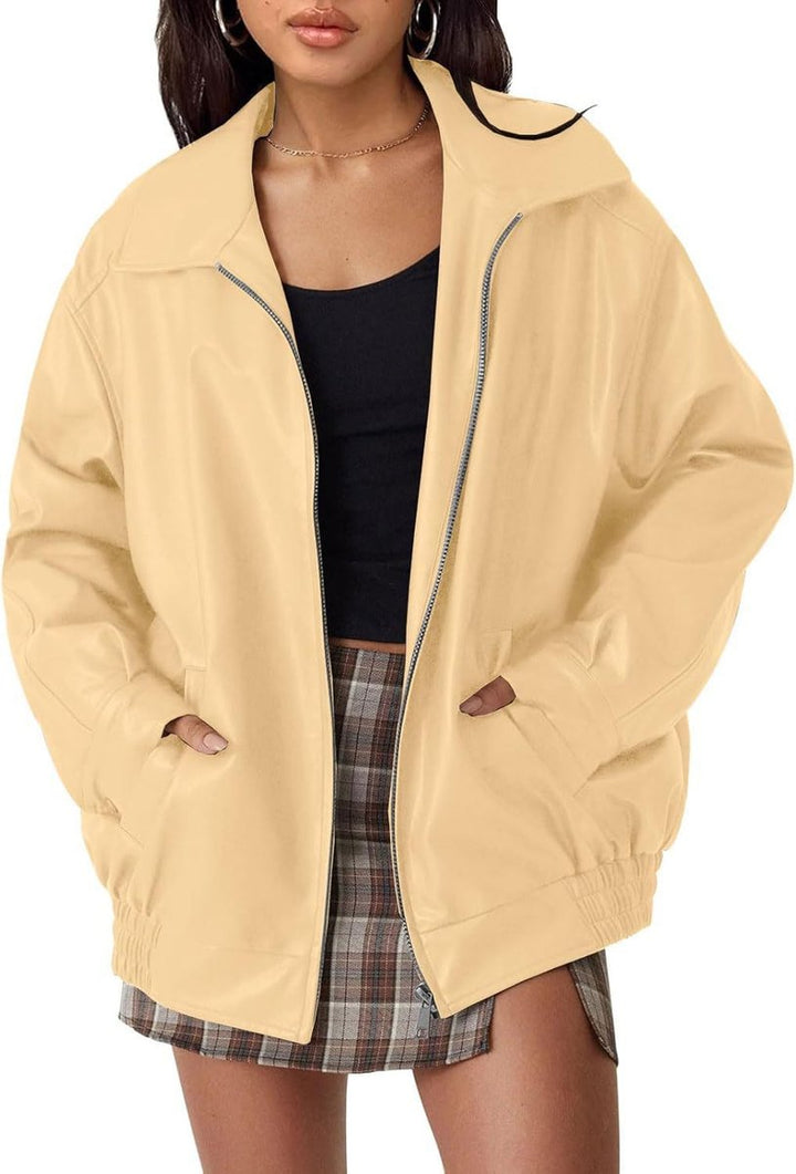 Marianne | Women's Oversized Bomber Jacket