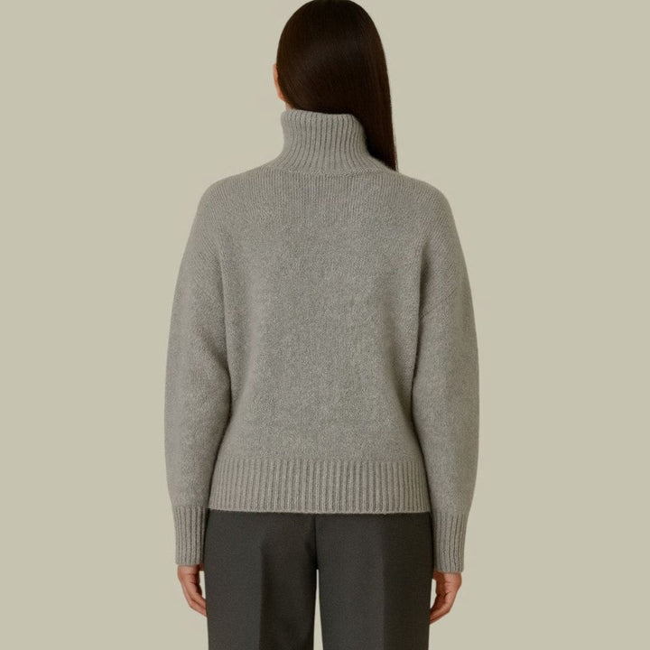 Annette | Women's Oversized Merino Wool Roll Neck Jumper