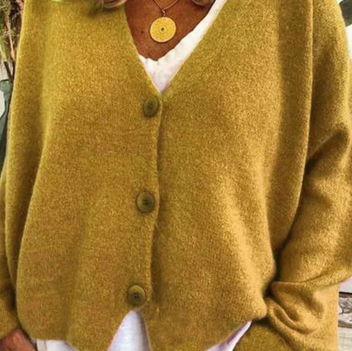 Doreen | Women's Oversized V-Neck Knit Cardigan