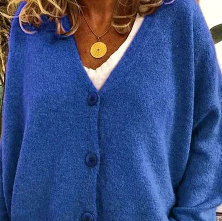 Doreen | Women's Oversized V-Neck Knit Cardigan