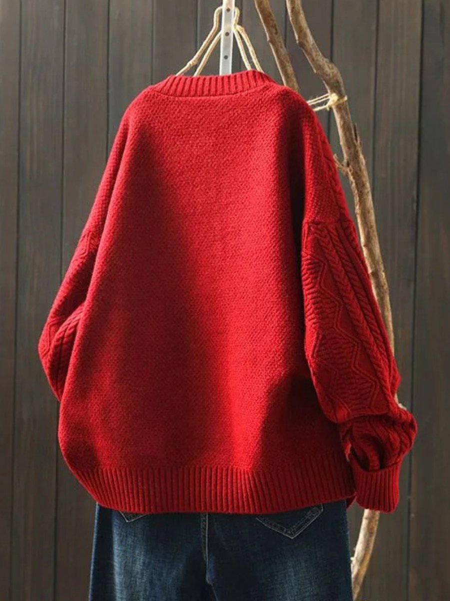 Aveline | Women's Oversized Cable Knit Cardigan