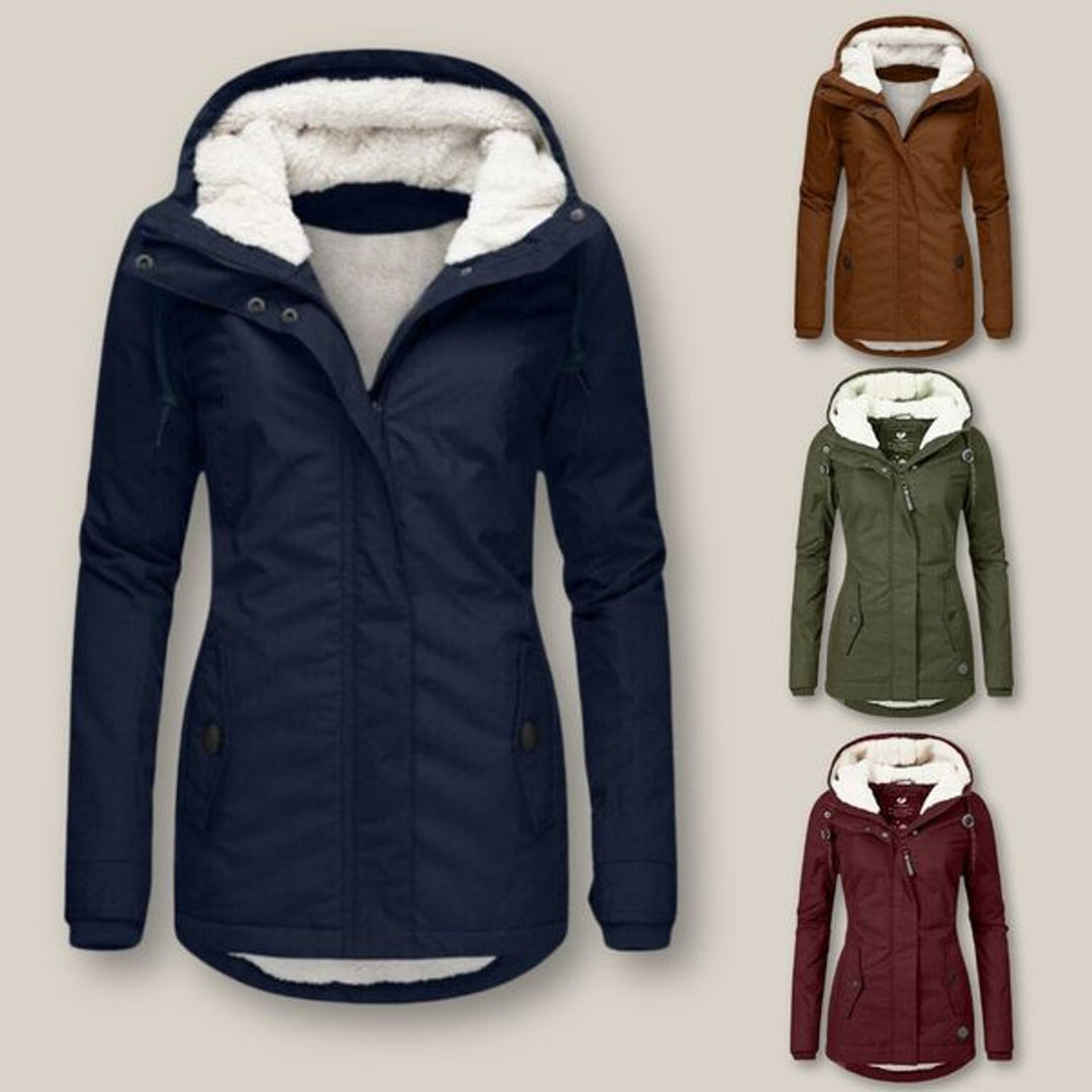 Helena | Women's Sherpa-Lined Hooded Winter Jacket