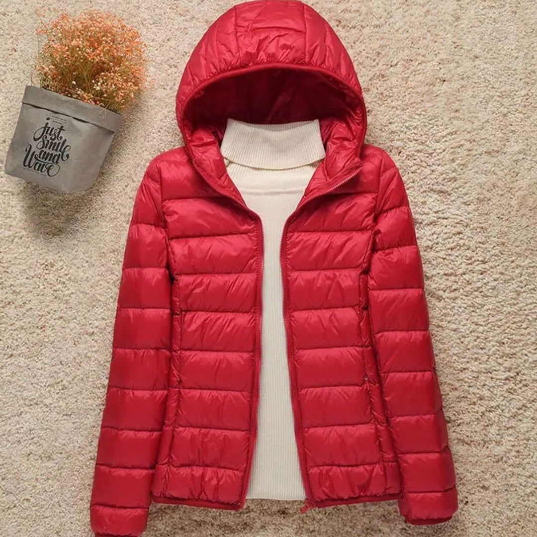 Florrie | Women's Lightweight Down Quilted Hooded Jacket