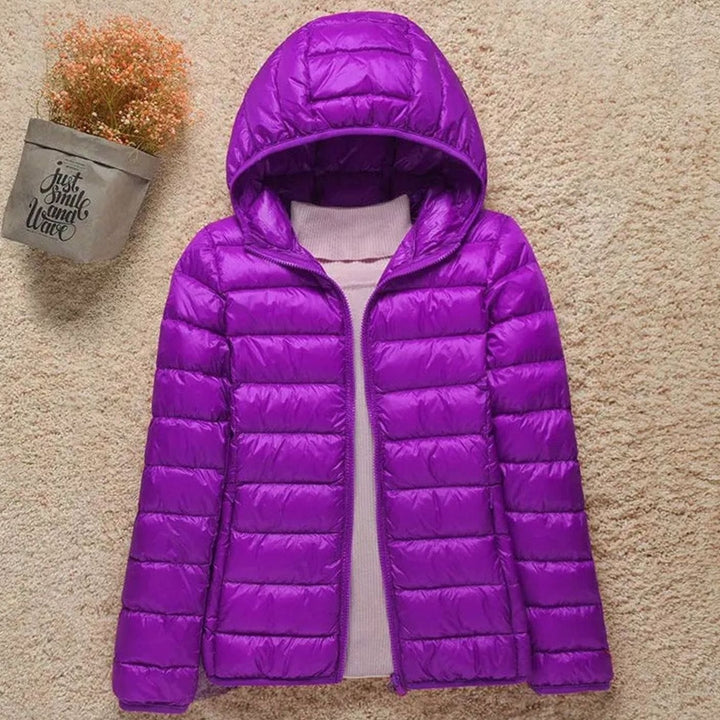 Florrie | Women's Lightweight Down Quilted Hooded Jacket