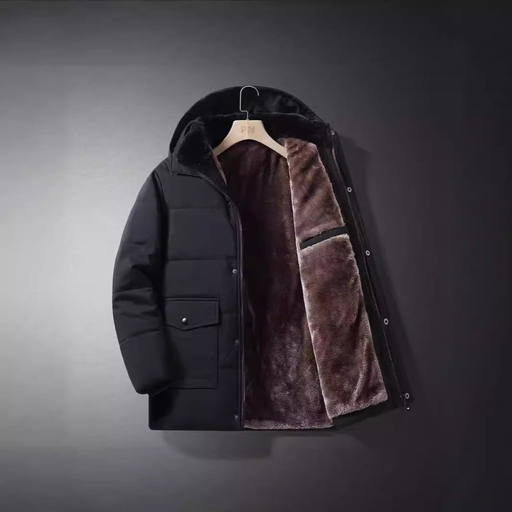 Rufus | Men's Fleece-Lined Hooded Quilted Puffer Jacket
