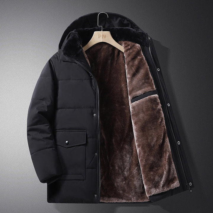 Rufus | Men's Fleece-Lined Hooded Quilted Puffer Jacket