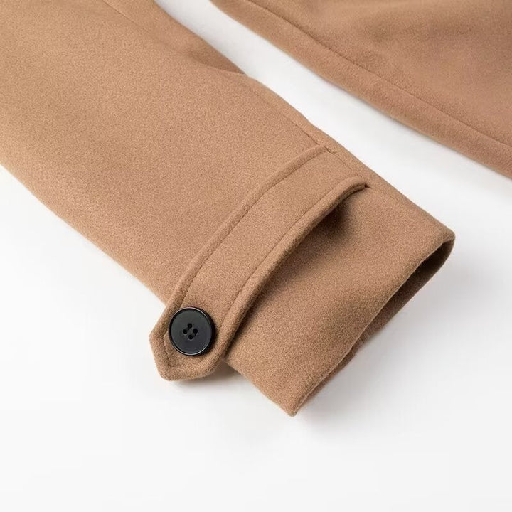 Katrina | Women's Long Double-Breasted Belted Trench Coat