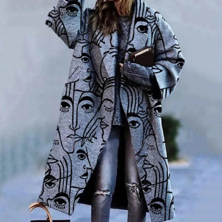 Dinah | Women's Oversized Plaid Longline Coat