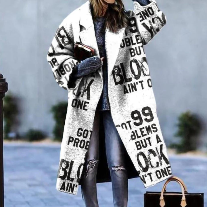 Dinah | Women's Oversized Plaid Longline Coat