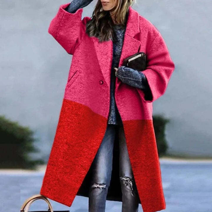 Dinah | Women's Oversized Plaid Longline Coat