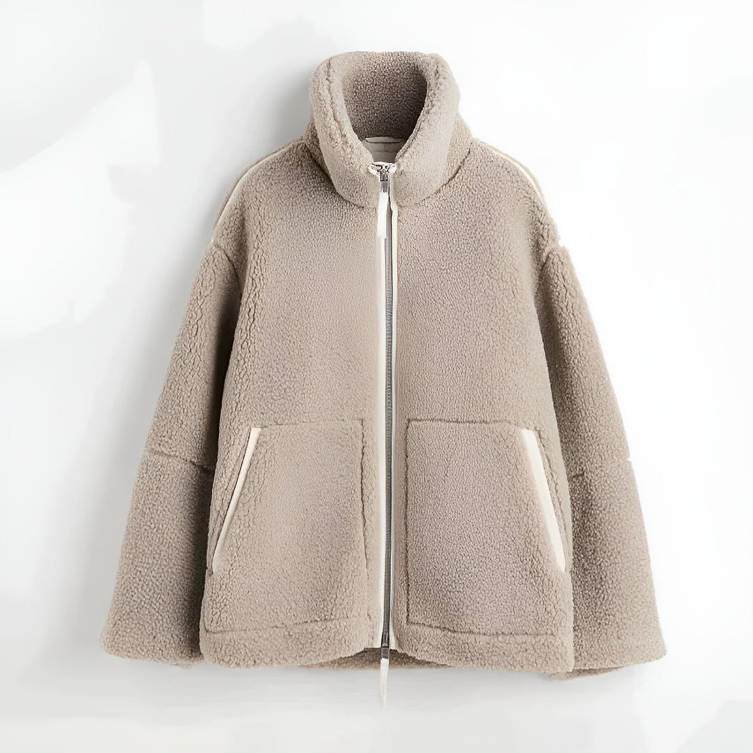 Priscilla | Women's Oversized Teddy Fleece Jacket