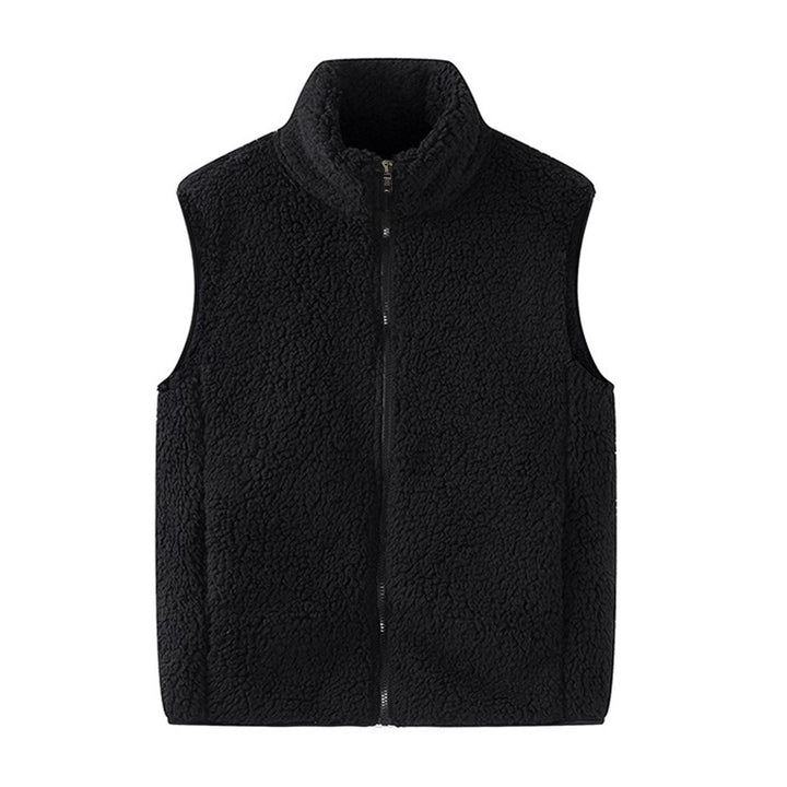Nia | Women's Sherpa Fleece Zip-Up Gilet with High Collar