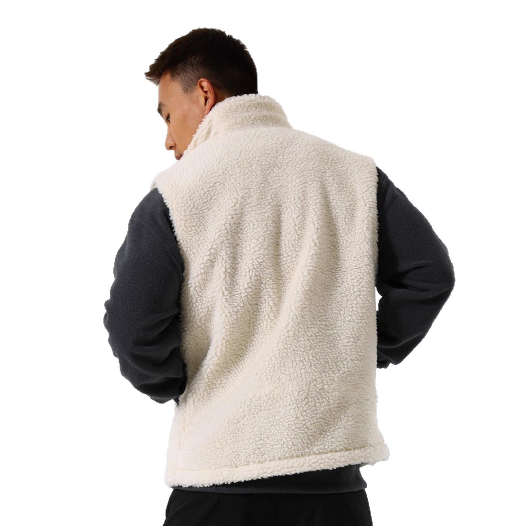 Nia | Women's Sherpa Fleece Zip-Up Gilet with High Collar