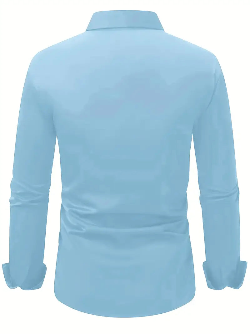Adrian | Men's Slim Fit Long Sleeve Shirt