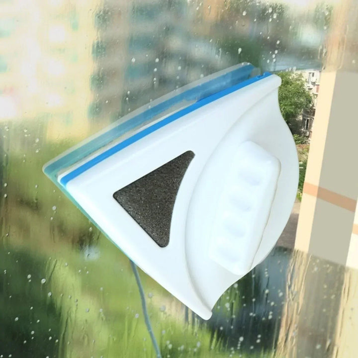 Double-Sided Magnetic Window Cleaner – Glass Cleaning Tool with Comfortable Grip for 3–8mm Windows
