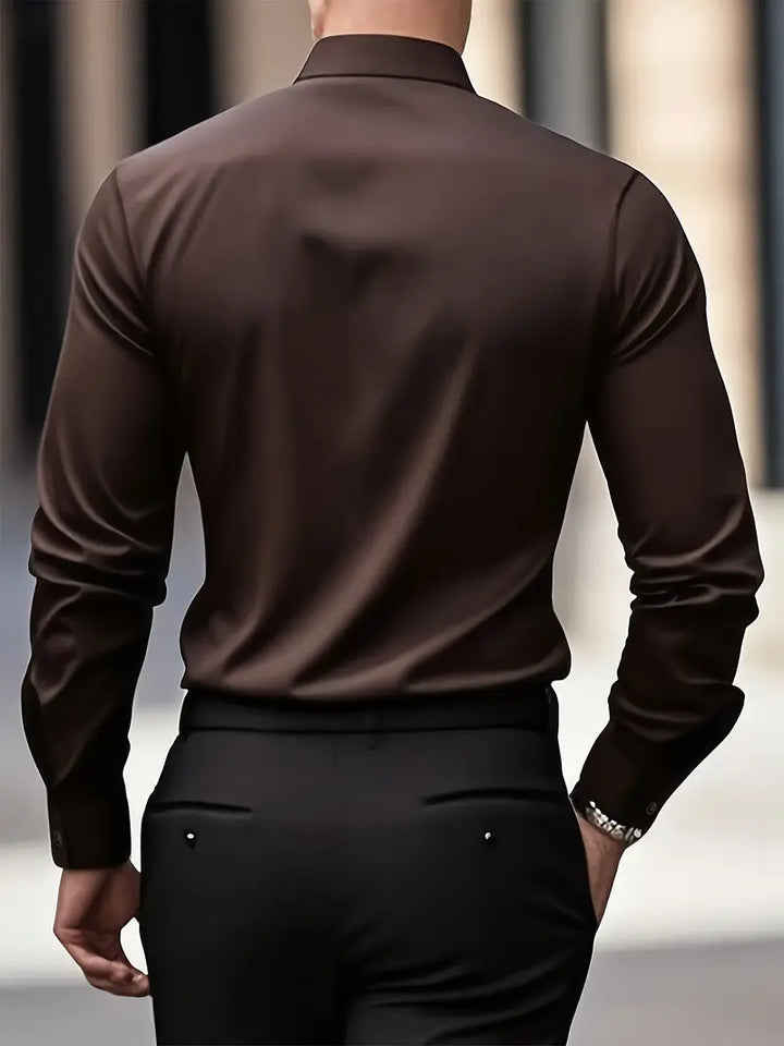 Adrian | Men's Slim Fit Long Sleeve Shirt
