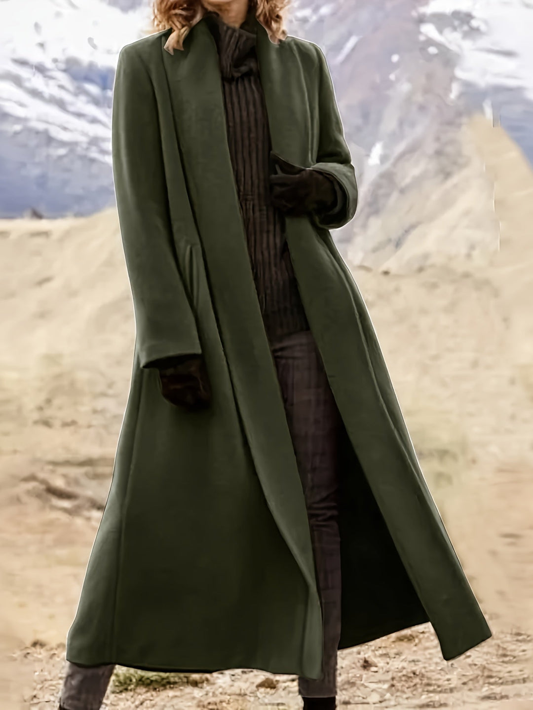 Sonia | Women's Longline Open Front Coat