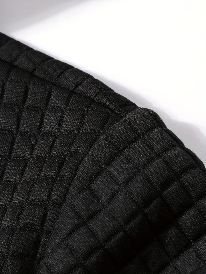 Orson | Men's Textured Colour Block Hoodie