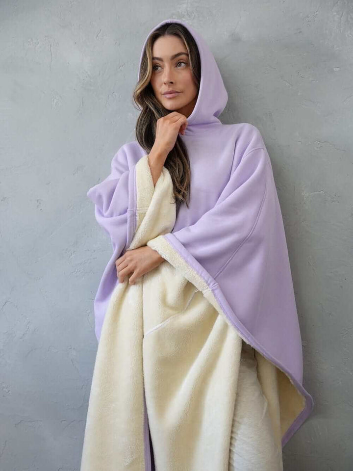 Eira | Unisex Oversized Weighted Cloak Hoodie with Soft Lining