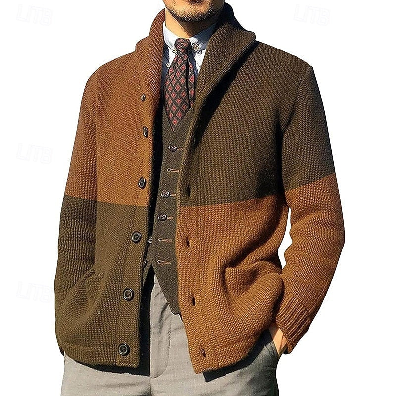 Vaughan | Men's Shawl Collar Knit Cardigan