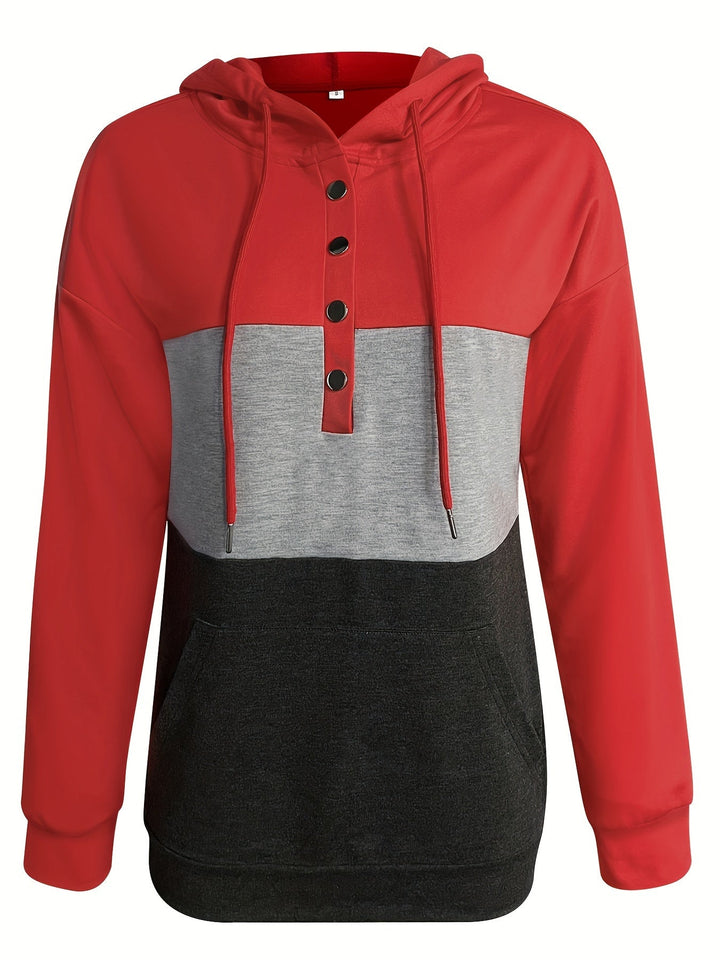 Bianca | Women's Relaxed Fit Colour Block Hoodie