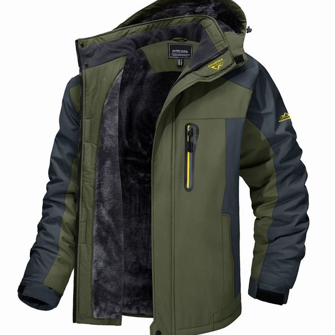 Glen | Men's Fleece-Lined Hooded Winter Jacket