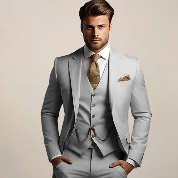 Aidan | Men's Slim Fit Three-Piece Wedding Suit