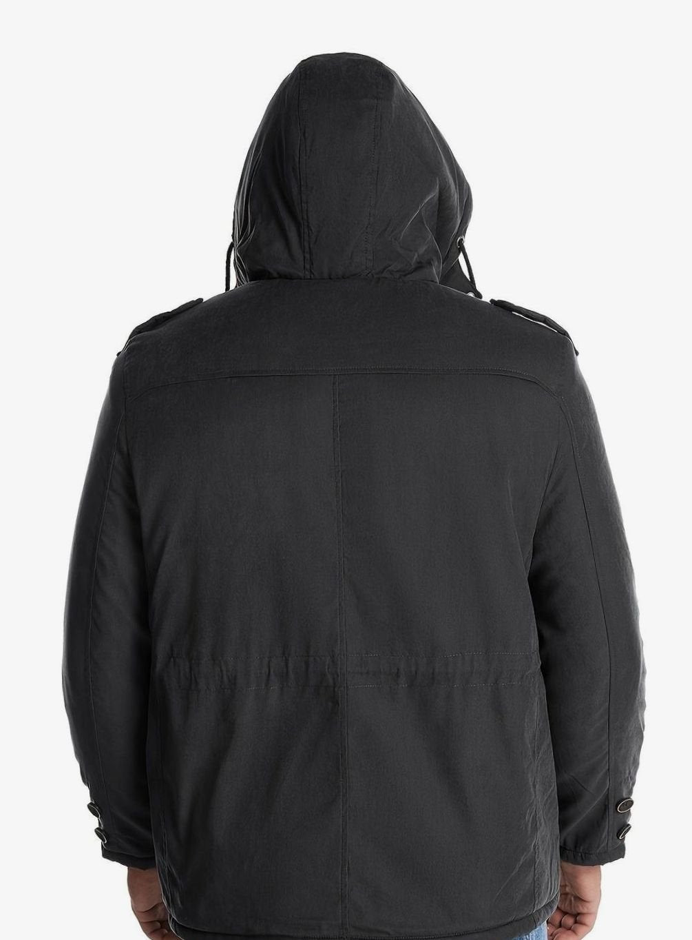 Aksel | Men's Padded Hooded Winter Jacket with Cargo Pockets
