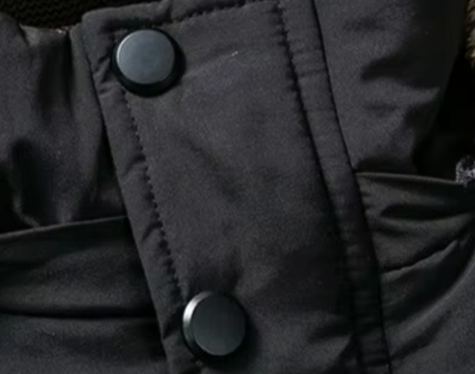 Lucien | Men's Fleece-Lined Quilted Winter Jacket with Faux Fur Hood