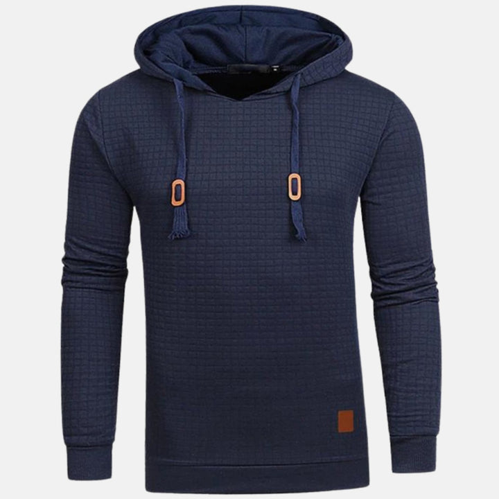 Troy | Men's Vintage Waffle Knit Drawstring Hoodie