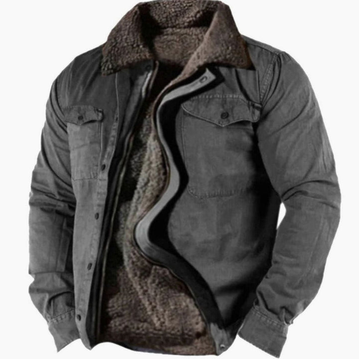 Zeke | Men's Fleece-Lined Winter Outdoor Shirt Jacket