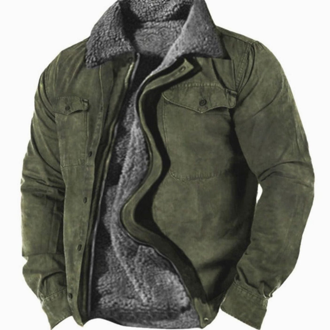 Zeke | Men's Fleece-Lined Winter Outdoor Shirt Jacket