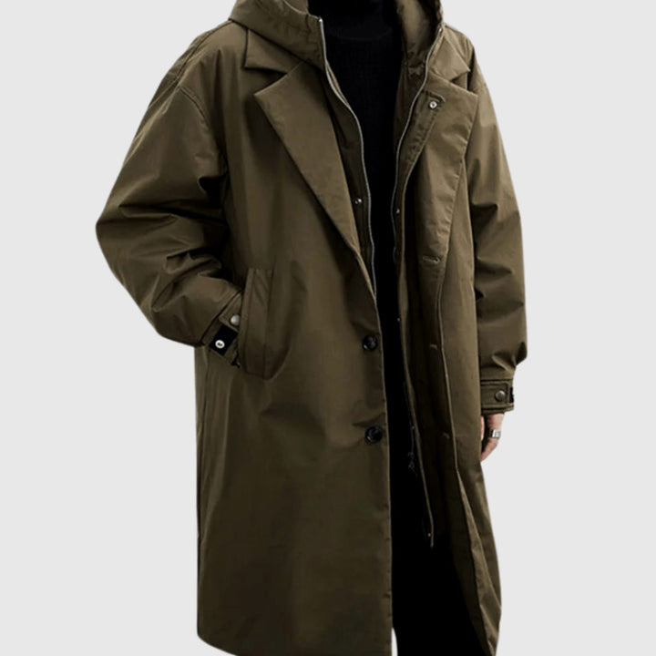 Taran | Men's Water-Resistant Padded Hooded Coat