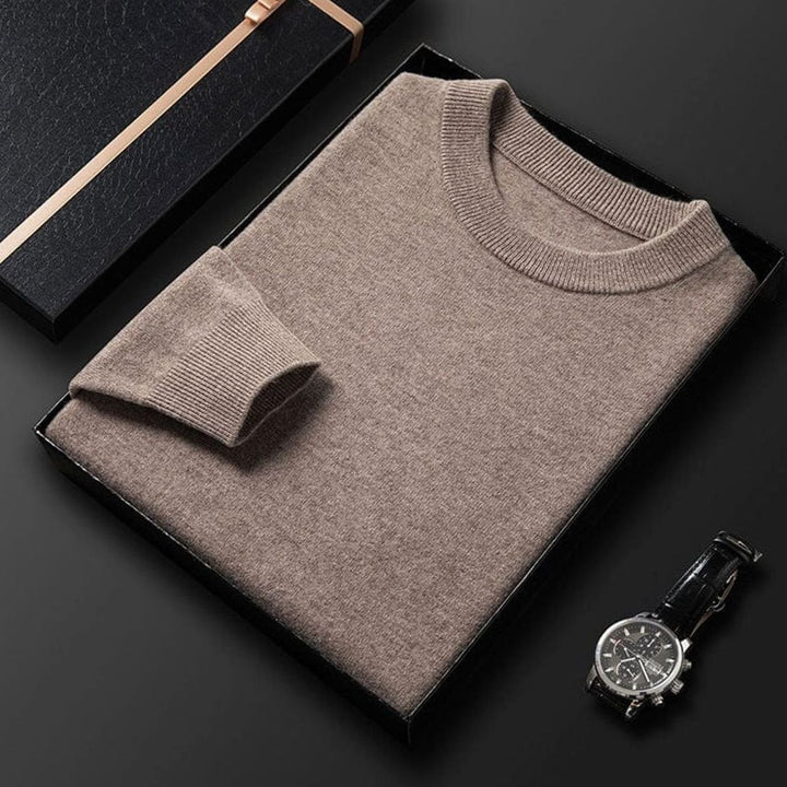 Arlo | Men's Relaxed Fit Crew Neck Knitted Jumper