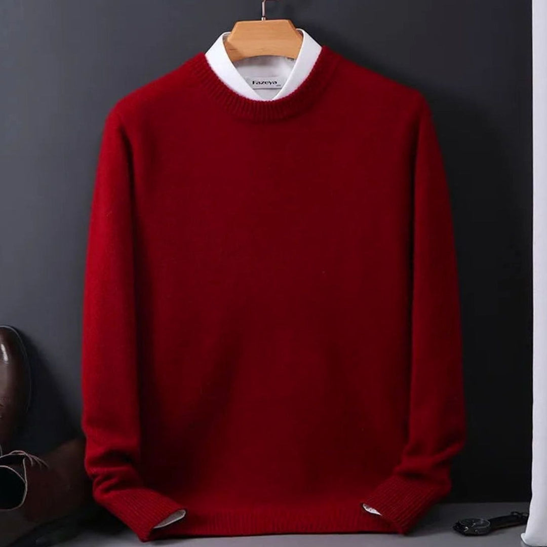 Uriah | Men's Soft Knit Relaxed Fit Crew Neck Jumper