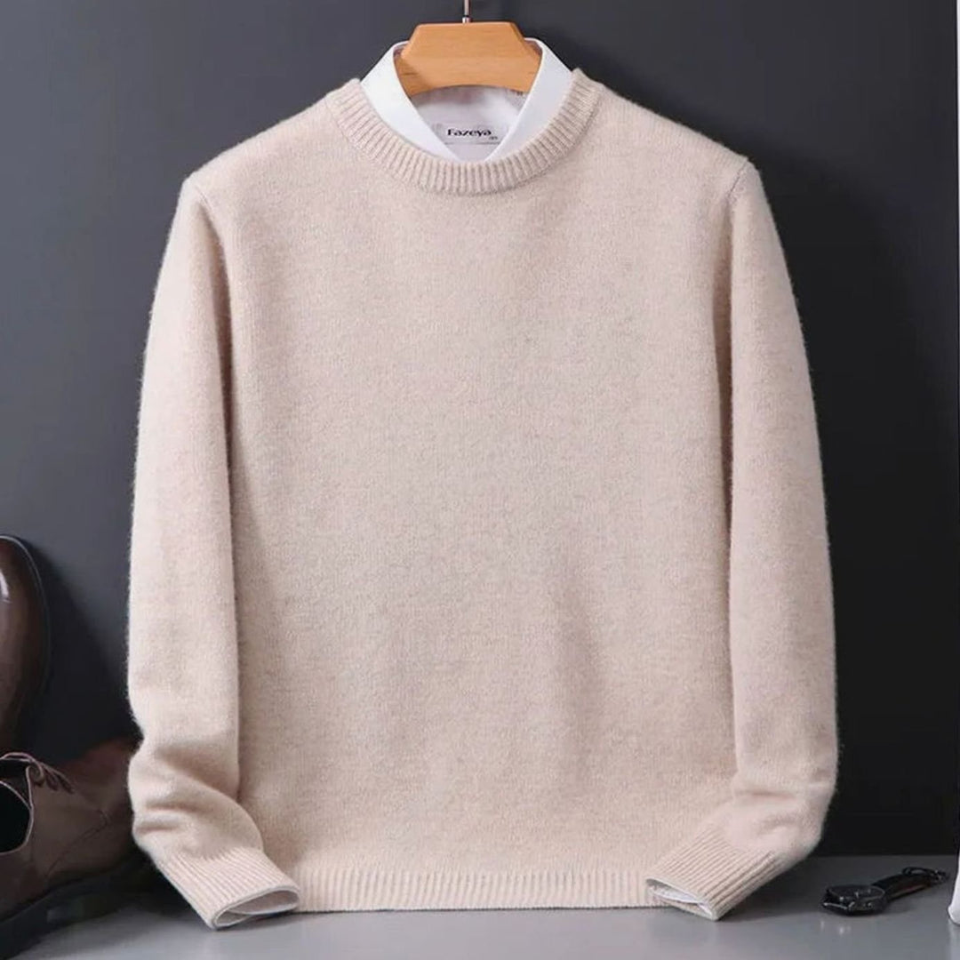 Uriah | Men's Soft Knit Relaxed Fit Crew Neck Jumper