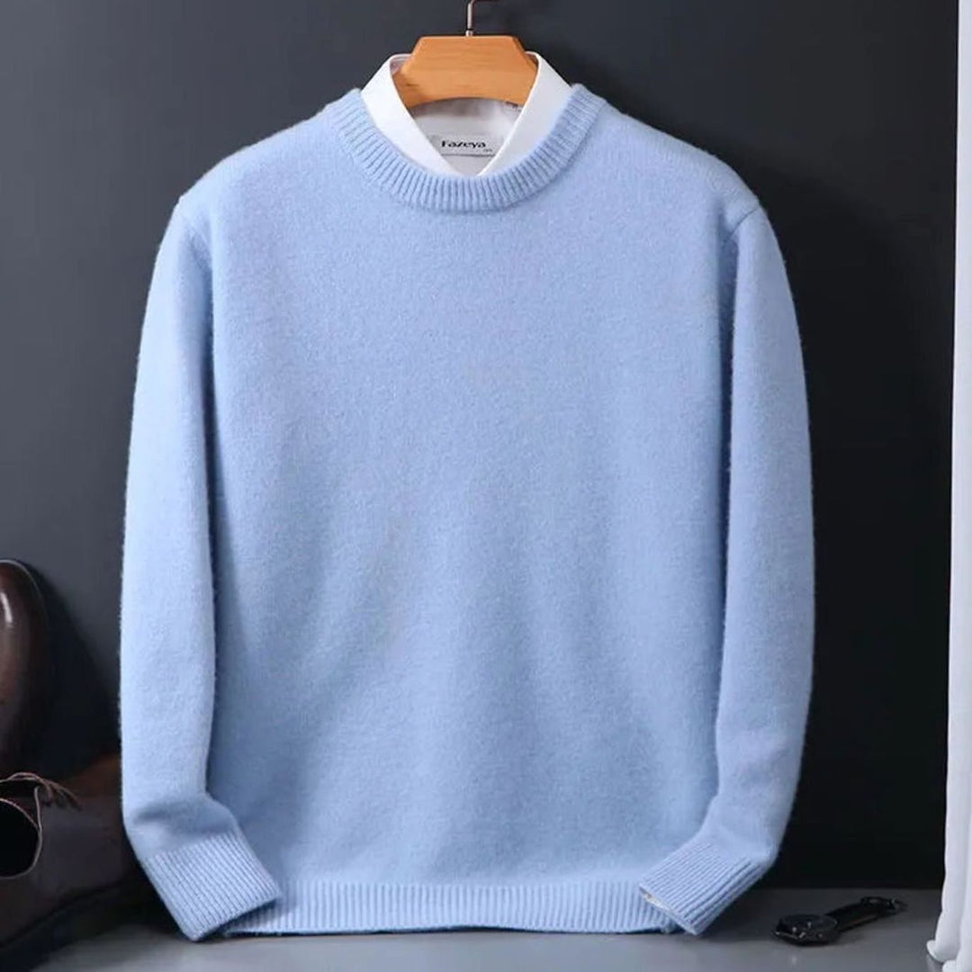 Uriah | Men's Soft Knit Relaxed Fit Crew Neck Jumper