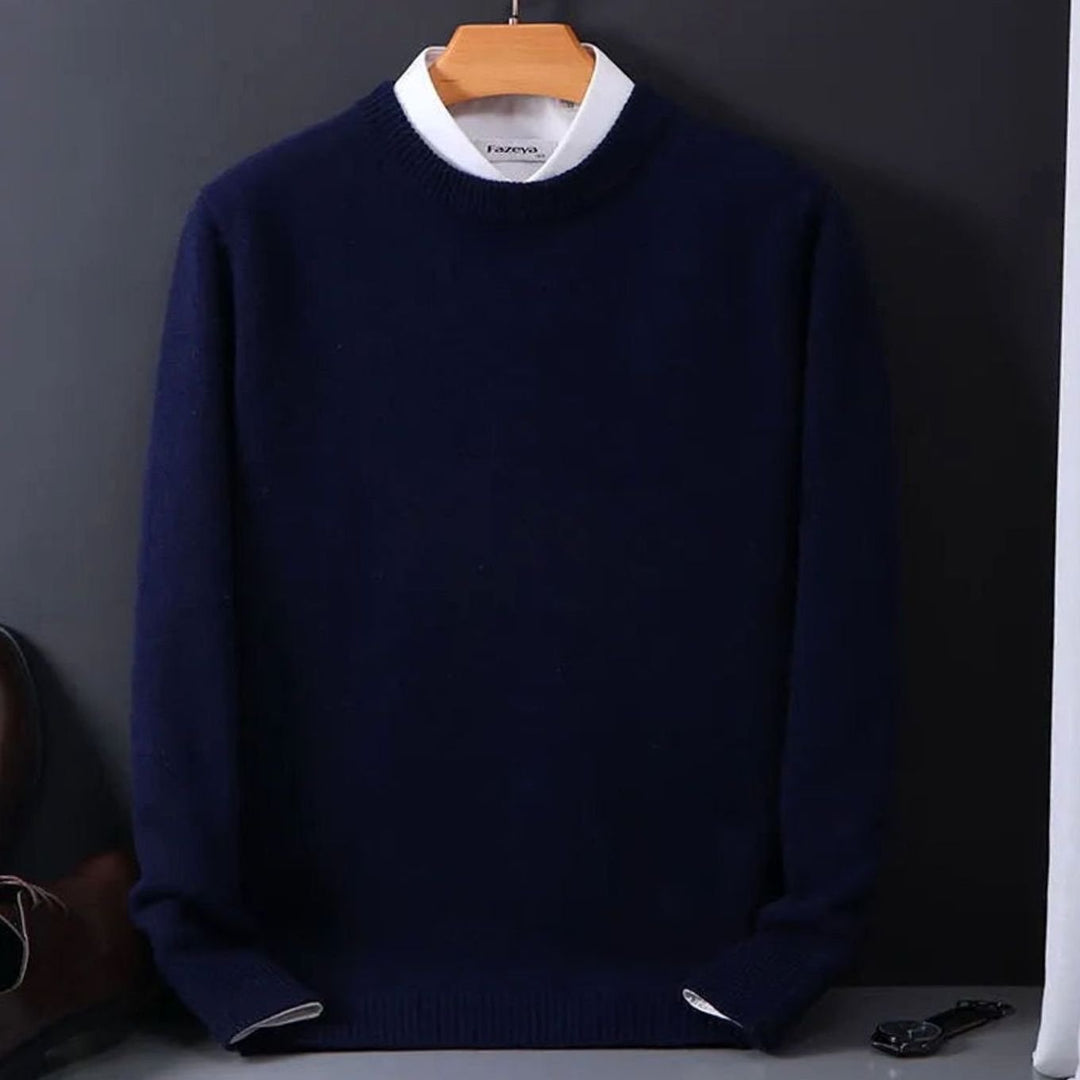 Uriah | Men's Soft Knit Relaxed Fit Crew Neck Jumper