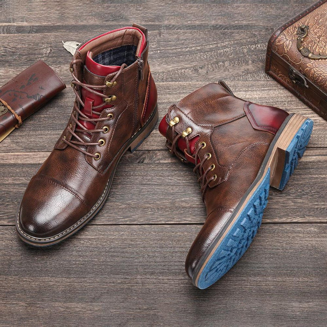 Dorian | Men's Leather Lace-Up Oxford Boots