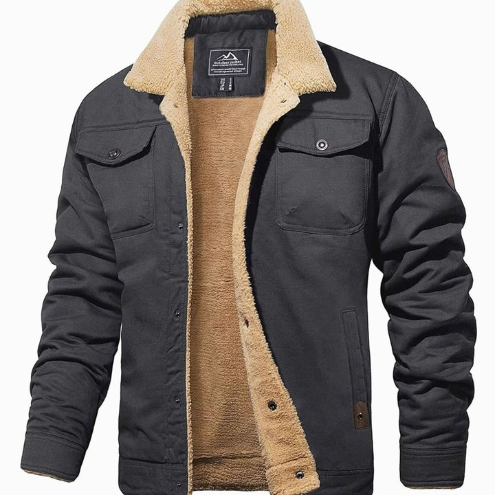 Anselm | Men's Sherpa-Lined Button-Up Outdoor Jacket