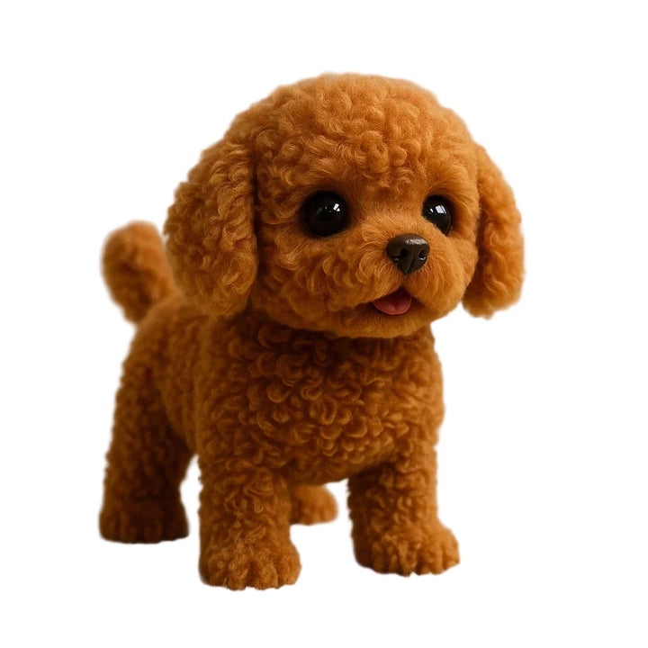 Realistic Interactive Puppy Toy – Lifelike Plush Dog with Moving Features and Sounds