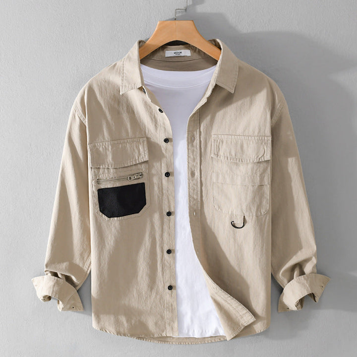 Clifton | Men's Relaxed Utility Overshirt Jacket with Cargo Pockets