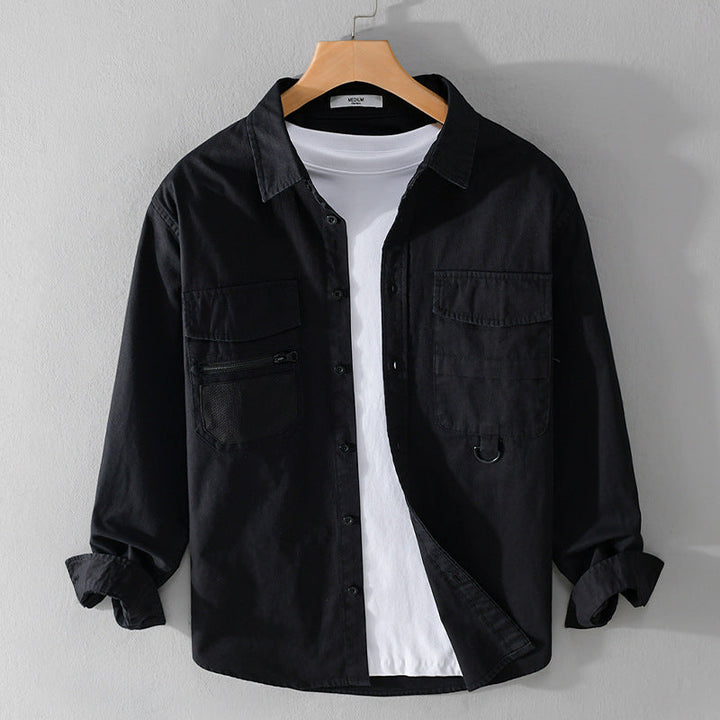 Clifton | Men's Relaxed Utility Overshirt Jacket with Cargo Pockets