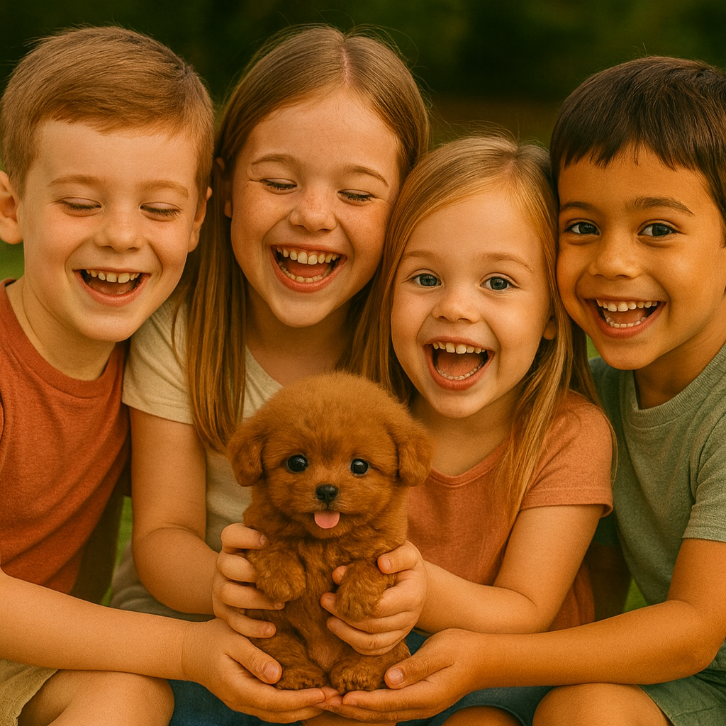 Realistic Interactive Plush Puppy Toy – Soft Lifelike Dog with Touch, Voice and Sound Response