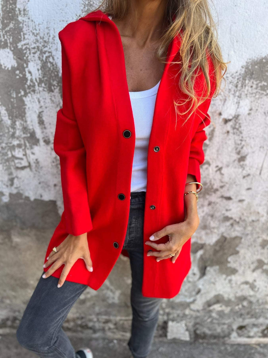 Bridget | Women's Relaxed Fit Hooded Cardigan