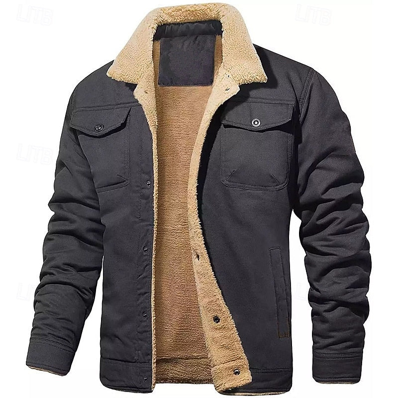Rowan | Men's Fleece-Lined Winter Jacket