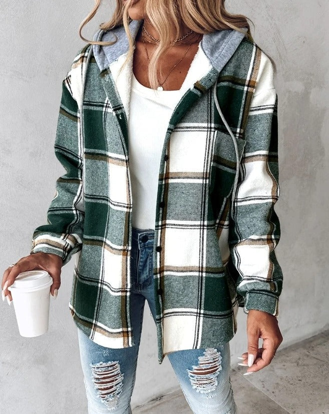 Joanna | Women's Relaxed Fit Checkered Jacket
