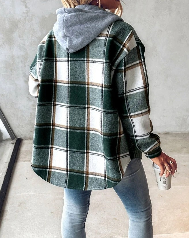 Joanna | Women's Relaxed Fit Checkered Jacket